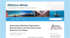 Desktop Screenshot of offshorewindsblog.com